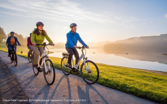 Radfahren am Hennesee