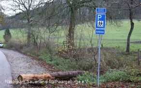 Willkommen beim Wanderparkplatz Kelbketal!