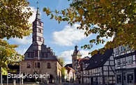 Rathaus, Kilianskirche und Stechbahn