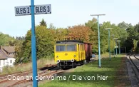 Das Umfeld des Bahnhofs in Oberbrügge