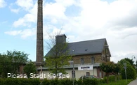 Das Gebäude der historischen Brennerei und Sitz de