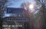 Wegweiser Wanderparkplatz Vollme Herlinghausen
