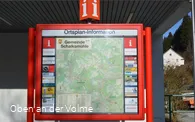 Infopunkt und Ortsübersicht