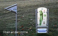 Übersichtliche Infos am Abschlag