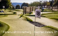 Bahn Nummer 18 auf dem Minigolfplatz am Erlebnisberg Kappe.