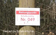 Auch ein Rettungspunkt befindet sich vor Ort
