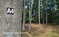 Der dort herführende Wanderweg A4