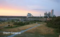 Sonnenuntergang Steinbruch