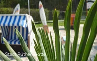 Blick auf die Strandlandschaft