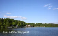Blick von der Staumauer auf den Möhnesee