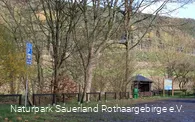 Blick auf den Wanderparkplatz Rammstall