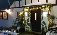 Mühleneingang im Winter