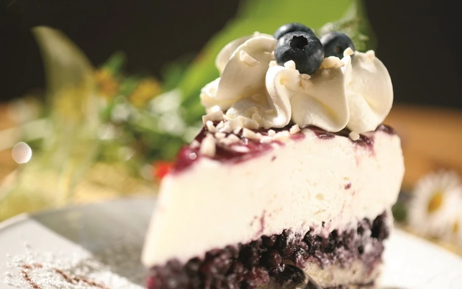 Heinemanns Hofcafé Heidelbeertorte hausgebacken