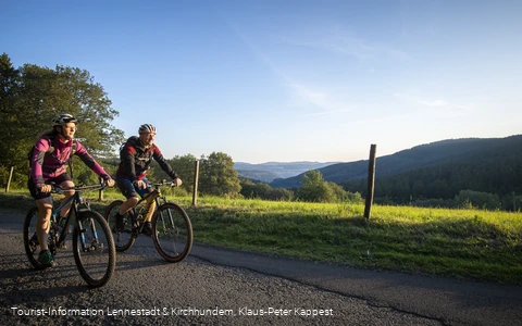 Fahrrad fahren in Kirchhundem-Ahe