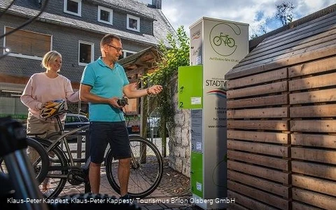 E-Bike-Ladestation
