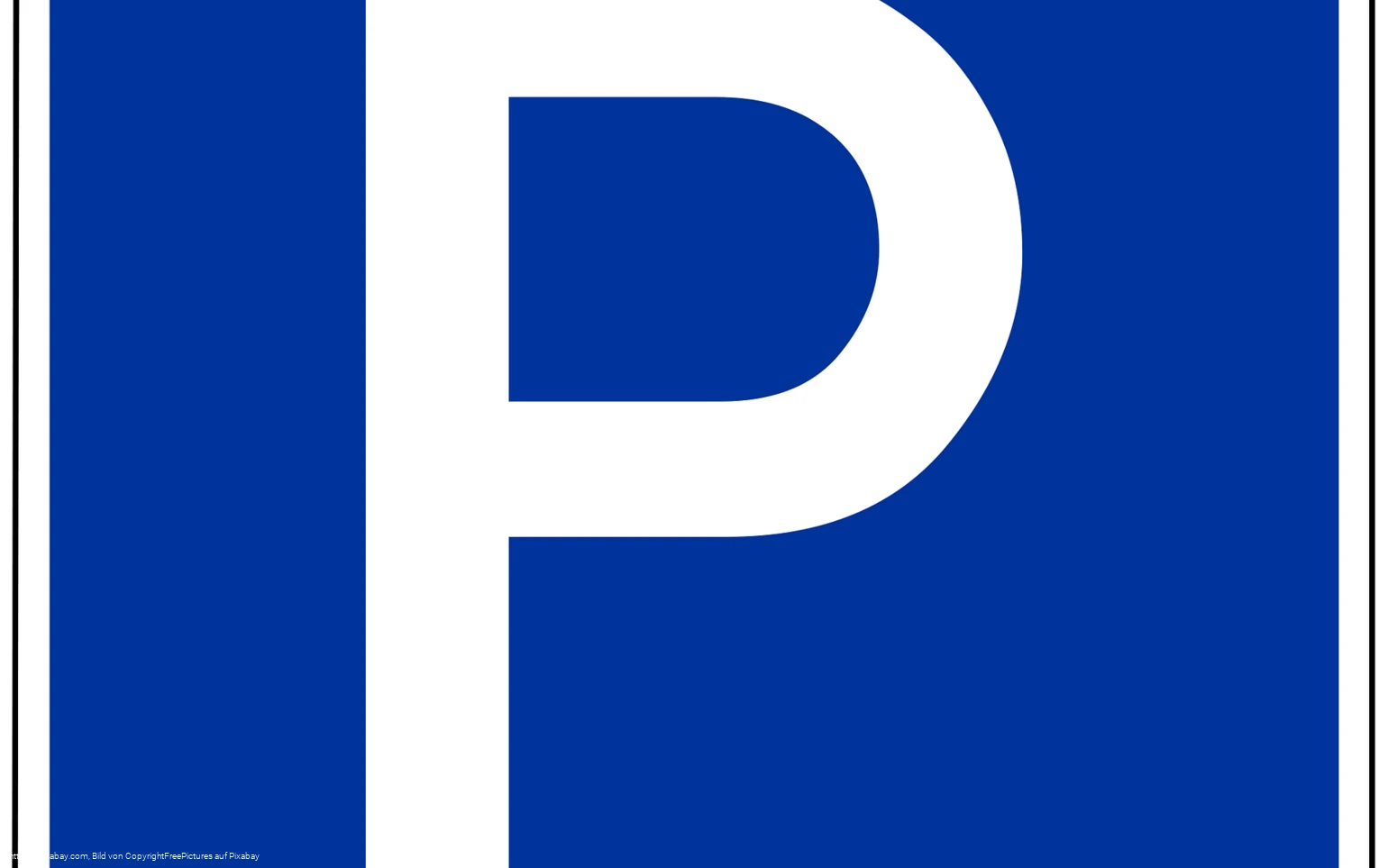 Parkplatz Schild