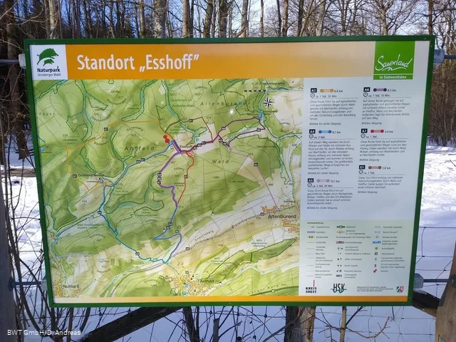 Wanderparkplatz NP Arnsberger Wald Esshoff