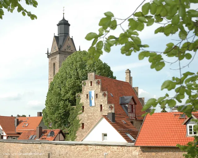 Stadtmauer, Steinhaus und Kilianskirche