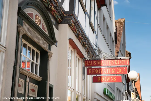 Fachwerkhäuser in der Rathausstraße