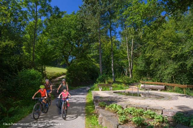 Tourenrad fahren mit der ganzen Familie