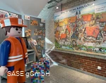 Wimmelbild Städtereinigung Mittelalter