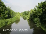 Die Lippe fließt von Ost nach West