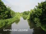 Die Lippe fließt von Ost nach West