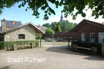 Handwerkerdorf Ansicht vom Hexenturm aus