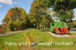 Radknoten Korbach mit Lok