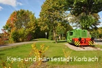 Radknoten Korbach mit Lok