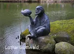 Alter Mann mit Fisch (Kurpark Bad Sassendorf)