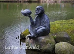 Alter Mann mit Fisch (Kurpark Bad Sassendorf)