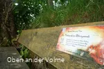 Die Plakette an der Sagenbank