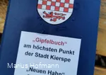 Neuen Hahn - Gipfelbuch