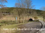 Blick auf den Wanderparkplatz Rammstall