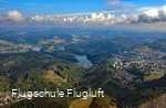 Flug über die Aggertalsperre