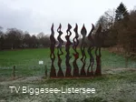 Skulptur Feuer/Wasser