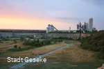 Sonnenuntergang Steinbruch