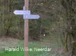 Wanderwegweiser am N2 bei Neerdar