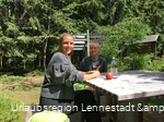 Pause am Dreiherrnstein