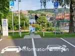 Original E-Ladesäule am Kurgarten mit Stellplätzen Copyright Tourist-Information Willingen CC BY-SA.jpg