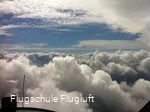 Flug durch die Wolken