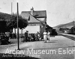 Gleich kommt der Zug. Bahnhofsszene in Eslohe in den 1930er-Jahren