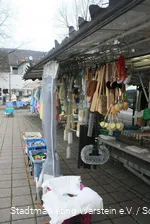 Stand auf dem Warsteiner Wochenmarkt
