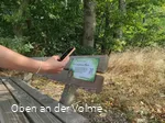 Die Sagenplakette mit QR-Code