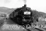 Letzter Personenzug im Bahnhof Bremke am 30.05.1964