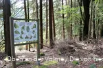 Eine der zahlreichen Infotafeln