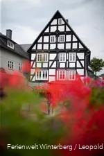 Fachwerkhaus in der Altstadt Hallenberg.