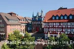 Rathaus + Marktplatz in Frankenberg (Eder)