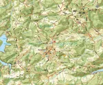Wanderinformationstafel am Wanderparkplatz Linde